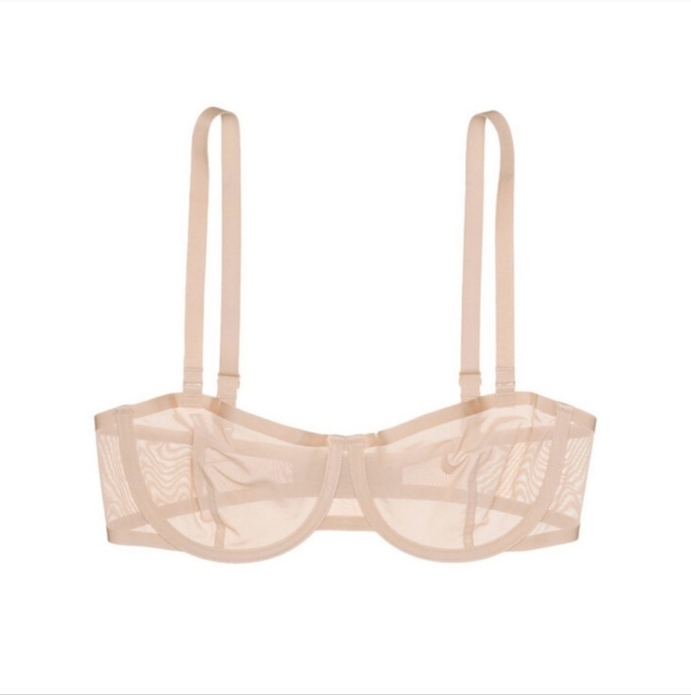 Cuup The Balconette Bra in Mesh